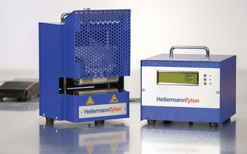 Processing tool for heat shrinkable products