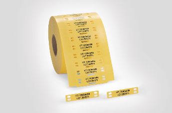 Cable tags, wire tags: continuous and ladder-style
