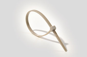 This high temperature cable tie can withstand temperatures to +240° C.