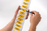 Industrial identification with shrinkable wire markers ShrinkTrak
