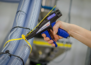 Application of EVO9 Cable Tie Tool