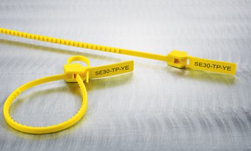 Custom Printed Pull Tight Plastic Seals - SE30PRN & SD30PRN