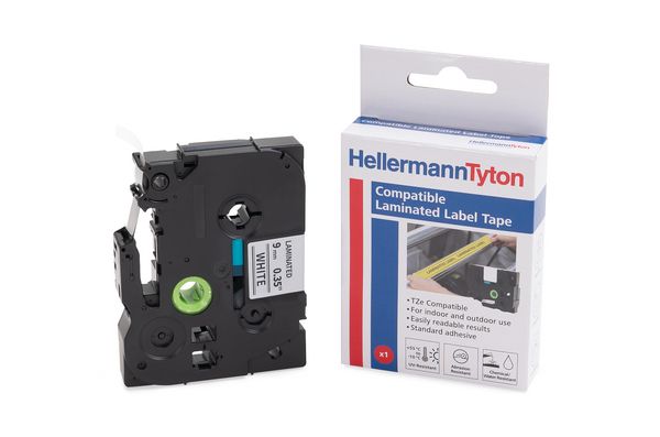 Laminated tape, compatible tapes, label tapes