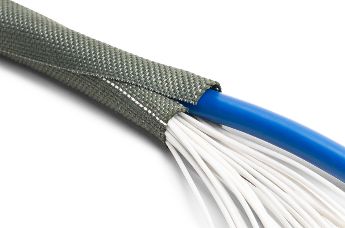 self-wrapping woven sleeve for aerospace applications