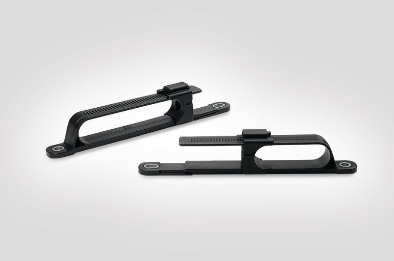 Screwed Ratchet Clamp: flat cable clamp for heavy dutry