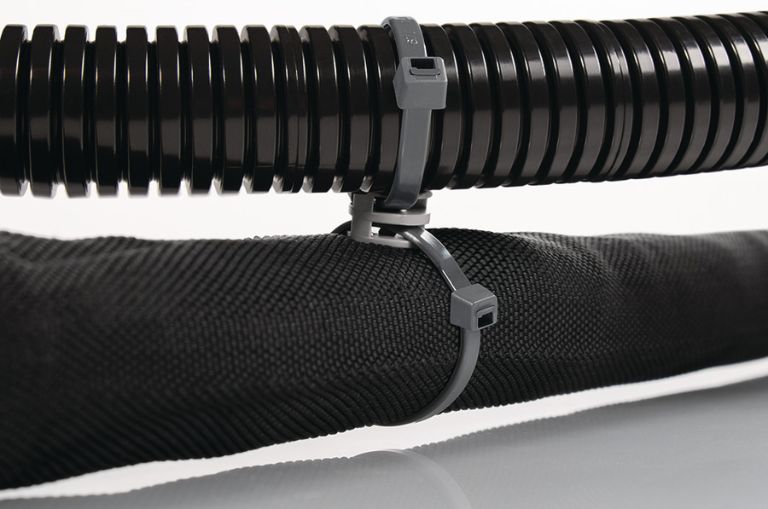 cable tie couplers for parallel routing