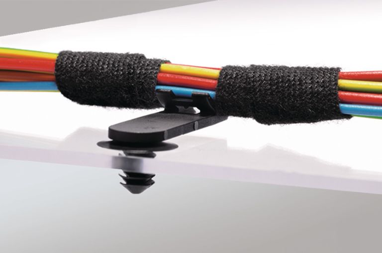 Cable clip solutions: adhesive and screw-in options