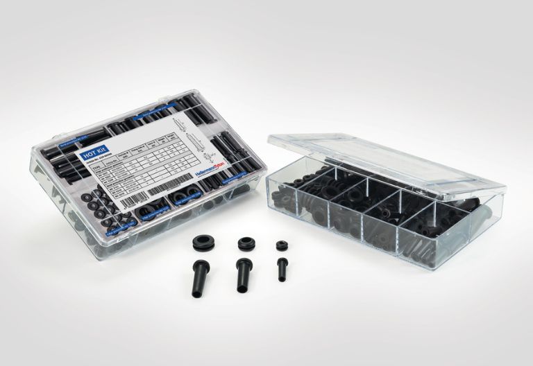 Bend and edge protection grommet set
