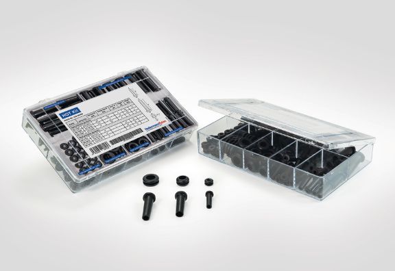 Bend and edge protection grommet set