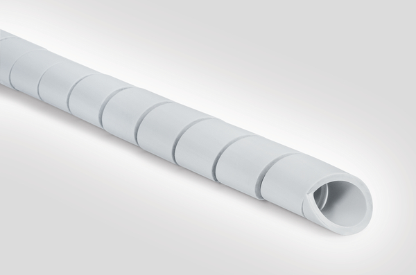 ORGANISER BLACK & NATURAL CABLE TIDY WIRE BINDING HEATSHRINK SPIRAL WRAP 