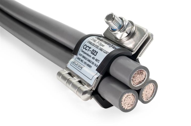Cable cleat trefoil