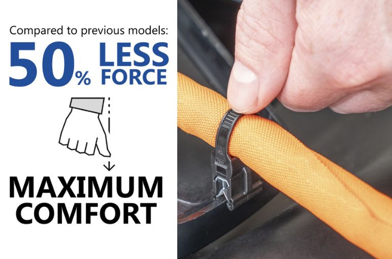EdgeClip, cable clips for edges: fasten cables without drilling