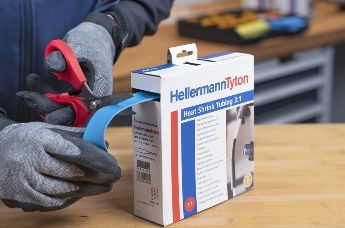 Heat shrink tubing dispenser boxes