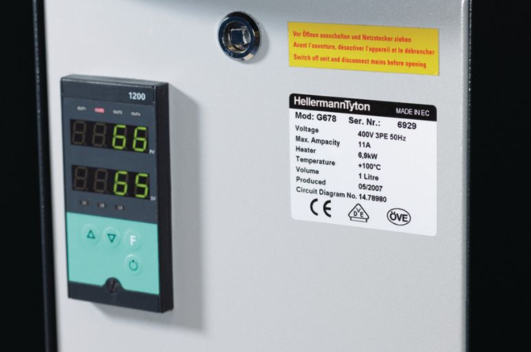 laser printing, thermal transfer, high temperature environments, helatag, flexibility