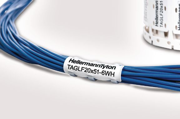Identification tags for cable bundle in ladder style TAGLF