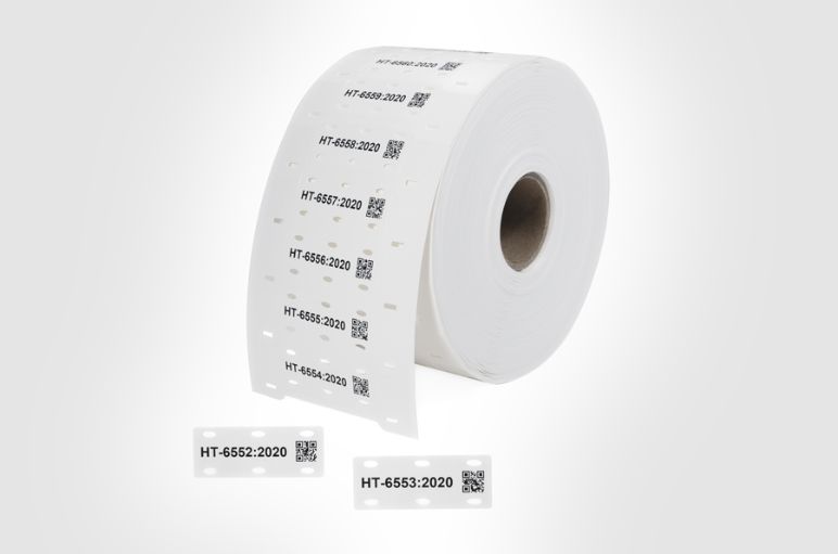 Cable tags, limited fire hazard (ladder style)
