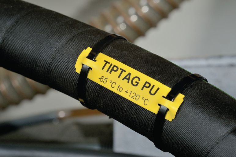 Cable tags, wire tags: continuous and ladder-style