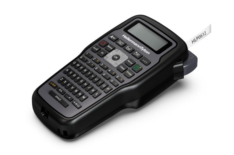 Portable printer label, thermal transfer printer, label printer