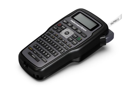 Portable printer label, thermal transfer printer, label printer