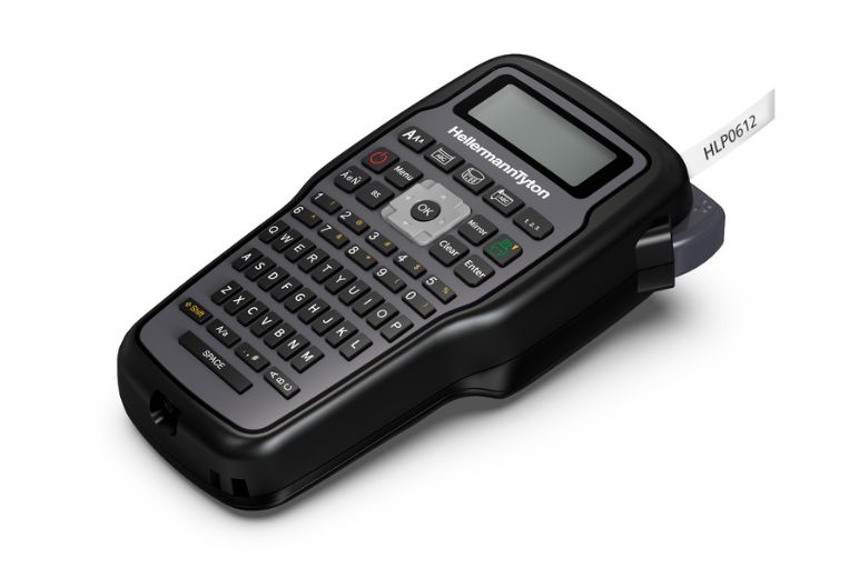 Portable printer label, thermal transfer printer, label printer