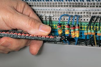 Use applicator to simply snap the WIC marker onto your cable