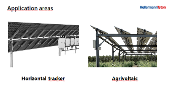 Horizontal tracker and agrivoltaic applications