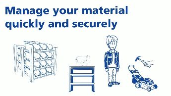 Digitised material management with RFID