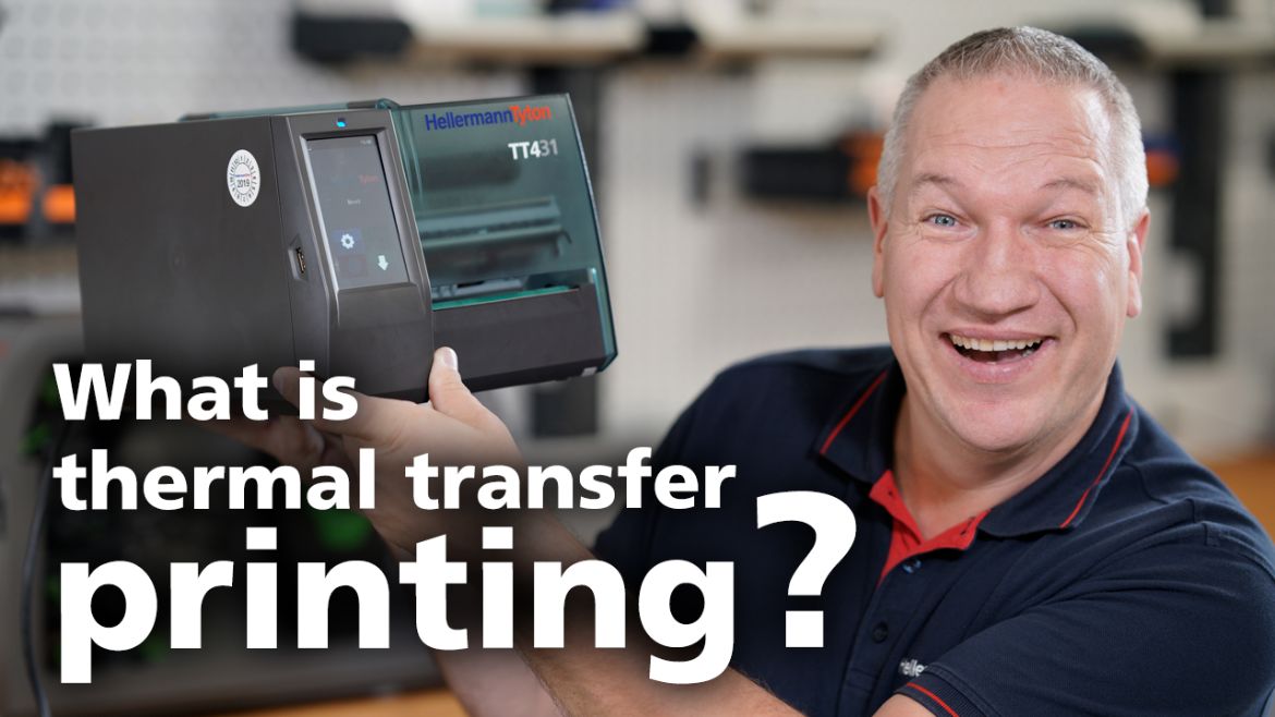 Thermal outlet transfer printing