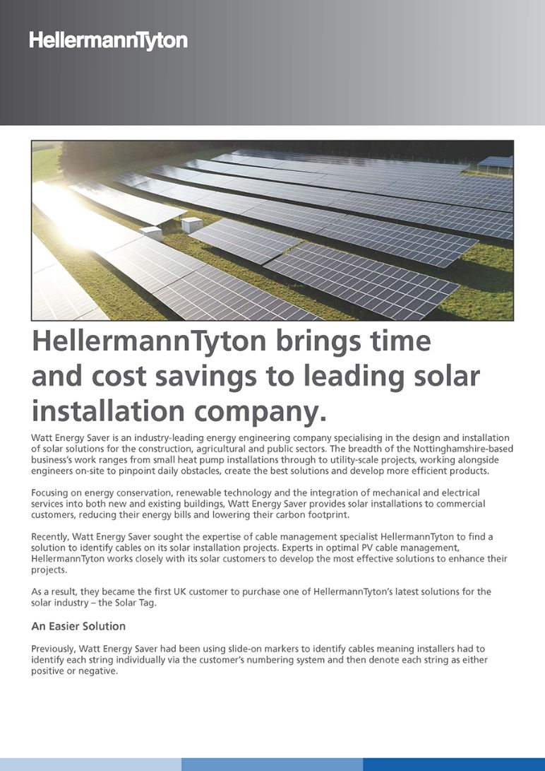 Screenshot of case study